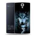 Дизайнерский силиконовый чехол для Homtom HT7 Лесной волк