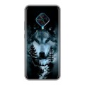 Дизайнерский силиконовый чехол для Vivo V17 Лесной волк
