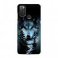 Дизайнерский силиконовый чехол для Alcatel 3L (2021) Лесной волк