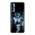 Дизайнерский силиконовый чехол для TCL 20L Лесной волк