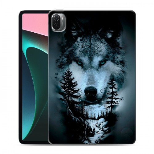 Дизайнерский силиконовый чехол для Xiaomi Pad 5 Лесной волк