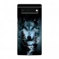 Дизайнерский силиконовый чехол для Google Pixel 6 Лесной волк