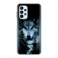 Дизайнерский силиконовый чехол для Samsung Galaxy A23 Лесной волк