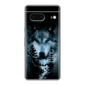 Дизайнерский силиконовый чехол для Google Pixel 7 Лесной волк