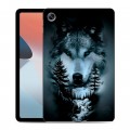 Дизайнерский силиконовый чехол для OPPO Pad Air Лесной волк