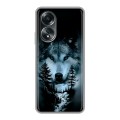 Дизайнерский пластиковый чехол для OPPO A58 4G Лесной волк