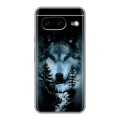 Дизайнерский пластиковый чехол для Google Pixel 8 Лесной волк