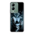 Дизайнерский силиконовый чехол для Vivo Y17s Лесной волк