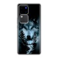 Дизайнерский силиконовый чехол для Vivo V30 Pro Лесной волк