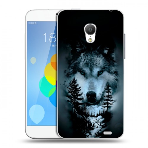 Дизайнерский пластиковый чехол для  Meizu MX3 Лесной волк