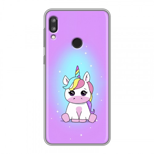 Дизайнерский силиконовый чехол для Lenovo K5 Pro Единорог