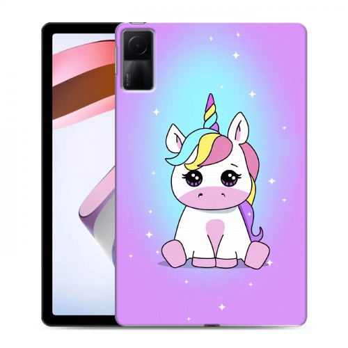 Дизайнерский силиконовый чехол для Xiaomi RedMi Pad Единорог