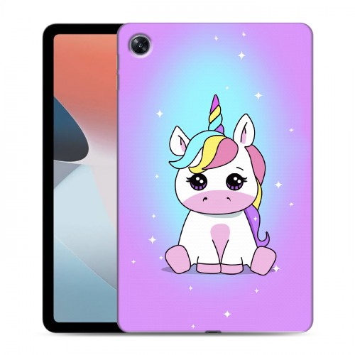 Дизайнерский силиконовый чехол для OPPO Pad Air Единорог