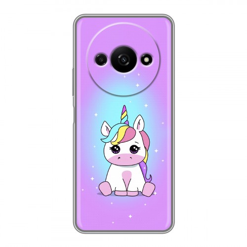 Дизайнерский силиконовый чехол для Xiaomi RedMi A3 Единорог