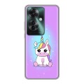 Дизайнерский пластиковый чехол для Oppo Reno 11F Единорог