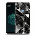 Дизайнерский силиконовый чехол для Xiaomi Mi A2 Черные кристаллы