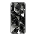 Дизайнерский силиконовый с усиленными углами чехол для Xiaomi RedMi Note 8T Черные кристаллы