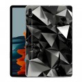 Дизайнерский силиконовый чехол для Samsung Galaxy Tab S7 Черные кристаллы