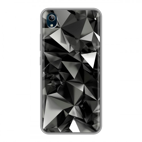 Дизайнерский силиконовый чехол для Vivo Y91C Черные кристаллы