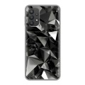 Дизайнерский силиконовый чехол для Samsung Galaxy A32 Черные кристаллы