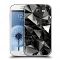Дизайнерский пластиковый чехол для Samsung Galaxy Grand Черные кристаллы