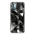 Дизайнерский силиконовый чехол для Nokia G11 Черные кристаллы