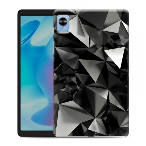Дизайнерский силиконовый чехол для Realme Pad Mini Черные кристаллы