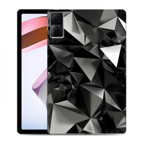 Дизайнерский силиконовый чехол для Xiaomi RedMi Pad Черные кристаллы