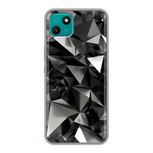 Дизайнерский силиконовый чехол для Wiko T10 Черные кристаллы