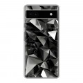Дизайнерский силиконовый чехол для Google Pixel 6a Черные кристаллы