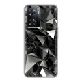 Дизайнерский силиконовый чехол для OPPO A57s Черные кристаллы