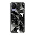 Дизайнерский силиконовый чехол для TCL 405 Черные кристаллы