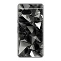 Дизайнерский силиконовый чехол для Google Pixel 7 Черные кристаллы