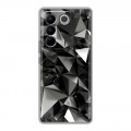 Дизайнерский силиконовый чехол для Vivo V27 Черные кристаллы