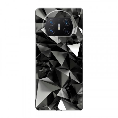 Дизайнерский пластиковый чехол для Huawei Mate X3 Черные кристаллы