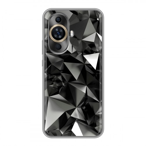Дизайнерский силиконовый чехол для Huawei Nova 11 Черные кристаллы