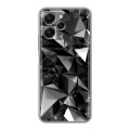 Дизайнерский силиконовый чехол для Xiaomi RedMi 12 Черные кристаллы