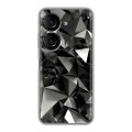 Дизайнерский силиконовый чехол для ASUS ZenFone 9 Черные кристаллы