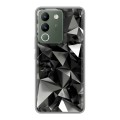 Дизайнерский силиконовый чехол для Vivo V29e Черные кристаллы
