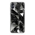 Дизайнерский силиконовый чехол для Samsung Galaxy A05 Черные кристаллы