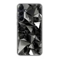Дизайнерский силиконовый чехол для Samsung Galaxy A55 Черные кристаллы