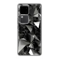 Дизайнерский пластиковый чехол для Vivo V30 5G Черные кристаллы