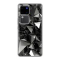Дизайнерский силиконовый чехол для Vivo V30 Pro Черные кристаллы