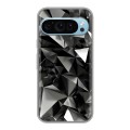 Дизайнерский силиконовый чехол для Google Pixel 9 Черные кристаллы