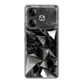 Дизайнерский пластиковый чехол для Tecno Pova 6 Черные кристаллы