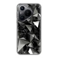 Дизайнерский силиконовый чехол для Huawei Pura 70 Черные кристаллы