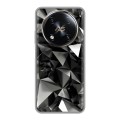 Дизайнерский силиконовый чехол для Itel RS4 Черные кристаллы