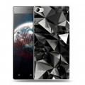 Дизайнерский пластиковый чехол для Lenovo Vibe X2 Черные кристаллы
