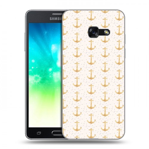 Дизайнерский силиконовый с усиленными углами чехол для Samsung Galaxy A3 (2017) Пастельные узоры