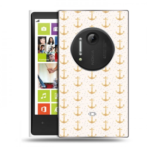 Дизайнерский пластиковый чехол для Nokia Lumia 1020 Пастельные узоры